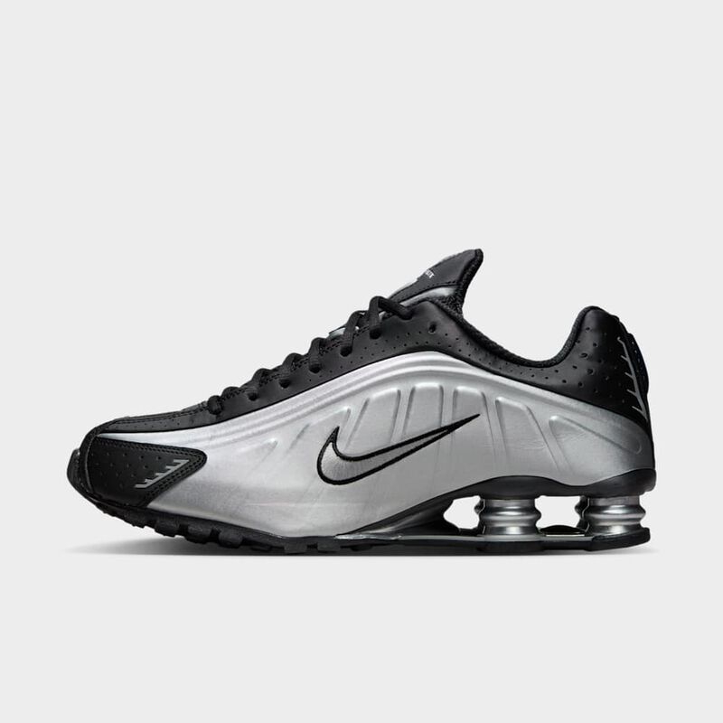 Nike Shox R4, Met&aacute;lico Plata/Met&aacute;lico Plata-Negro-Met&aacute;lico Plata-FPlata Claro, hi-res