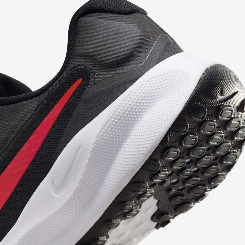 Nike Revolution 7, Negro/Blanco/Rojo universitario, hi-res