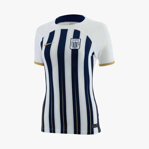 Nike Camiseta Alianza Lima 2024 Local, Azul marino medianoche/Blanco/Dorado, hi-res
