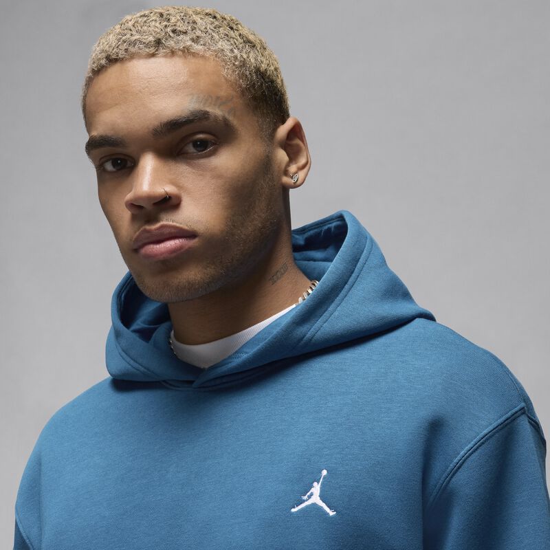 Jordan Brooklyn Fleece, Azul Industrial/Blanco, hi-res