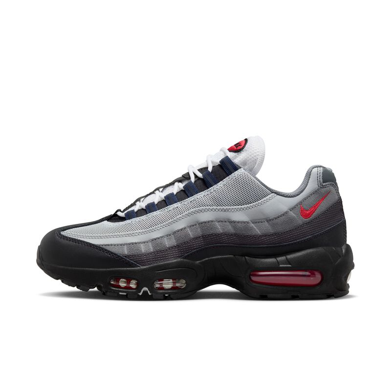 Nike Air Max 95, Negro/Antracita/Gris ahumado/Rojo pista, hi-res