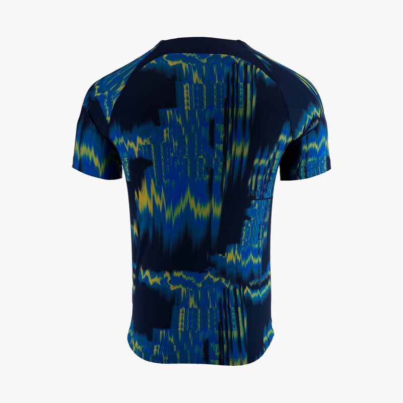 Nike Polo Manga Corta Alianza Lima 2024 para hombre, Azul/Dorado, hi-res