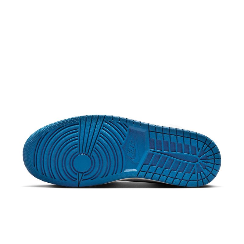 Air Jordan 1 Mid SE, Blanco/Vela/Azul industrial, hi-res