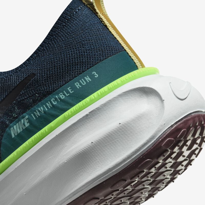Nike Invincible 3, Armada Naval/Negro-Geode teal-Buff de oro, hi-res