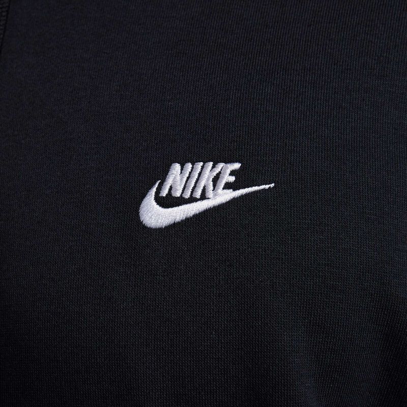 Nike Club, Negro/Negro/Blanco, hi-res
