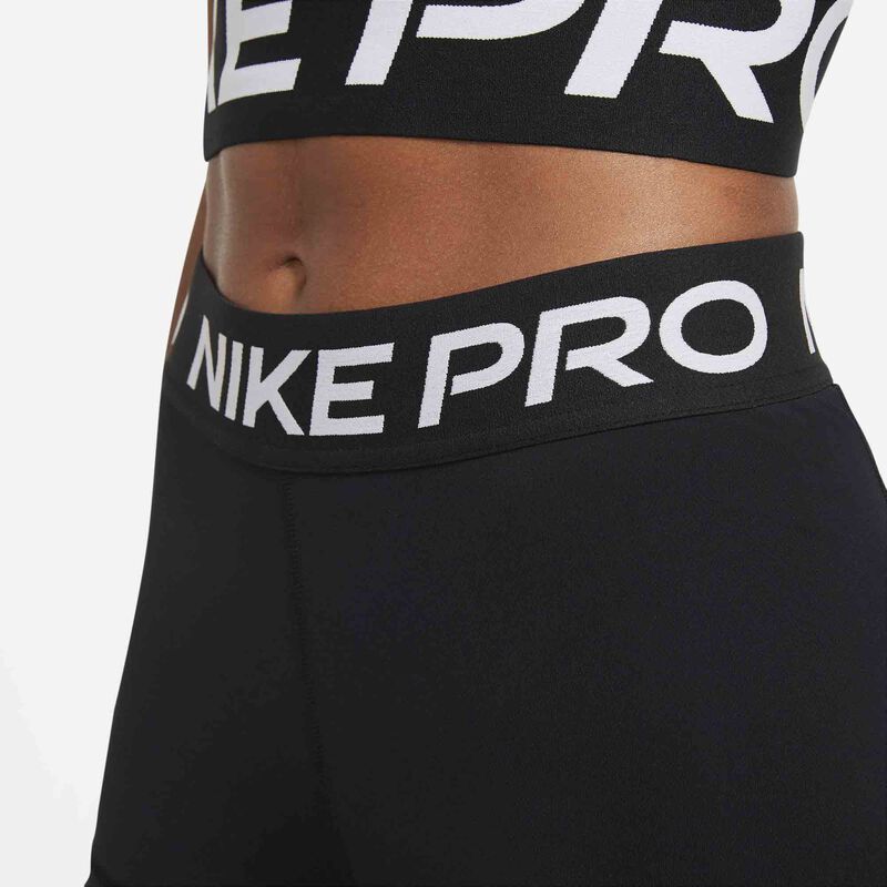 Nike Pro, Negro/Blanco, hi-res