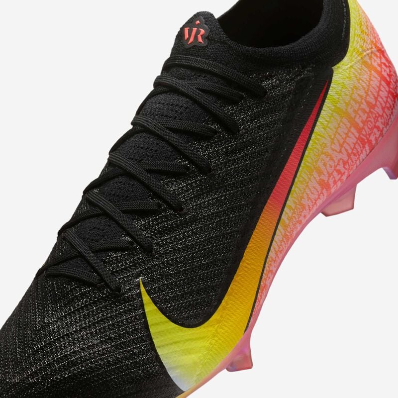 Nike Mercurial Vapor 16 Elite "Vini Jr.", Negro/Amarillo Dinámico Verde Chispa Alza, hi-res