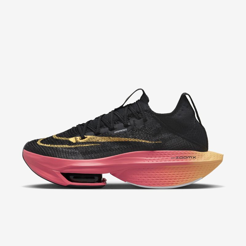 Nike Alphafly 2, Negro/Coral marino/Blanco/Oro topacio, hi-res