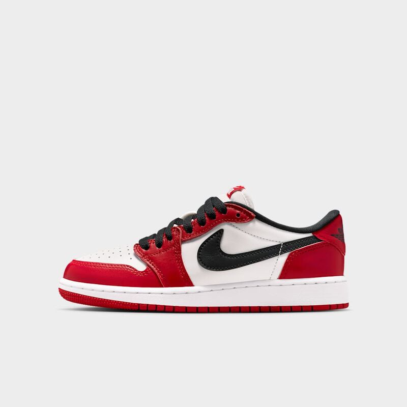 Air Jordan 1 Retro Low Chicago, Rojo Universitario/Negro-Blanco Cumbre, hi-res