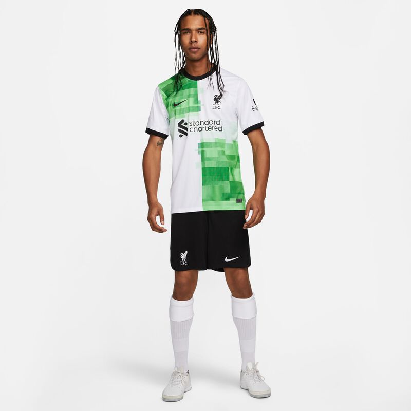 Liverpool FC visitante 2023/24 Stadium, Blanco/Chispa Verde/Negro, hi-res