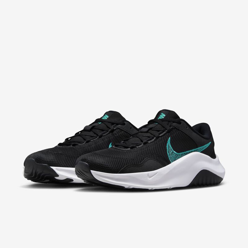 Nike Legend Essential 3 Next Nature, Negro/Blanco/Jade transparente, hi-res
