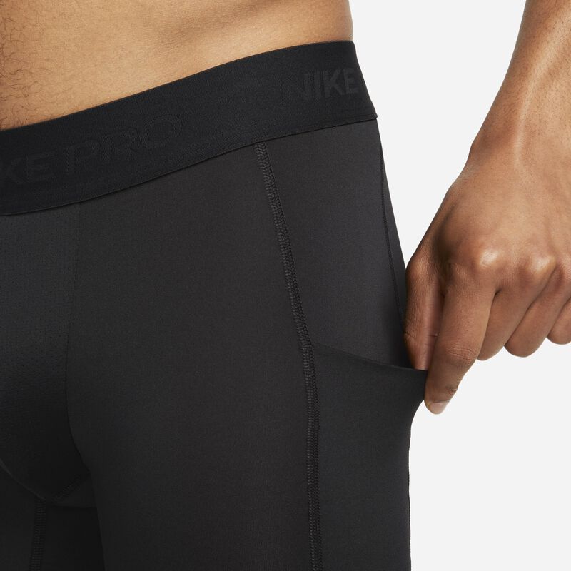 Nike Pro, Negro/Blanco, hi-res