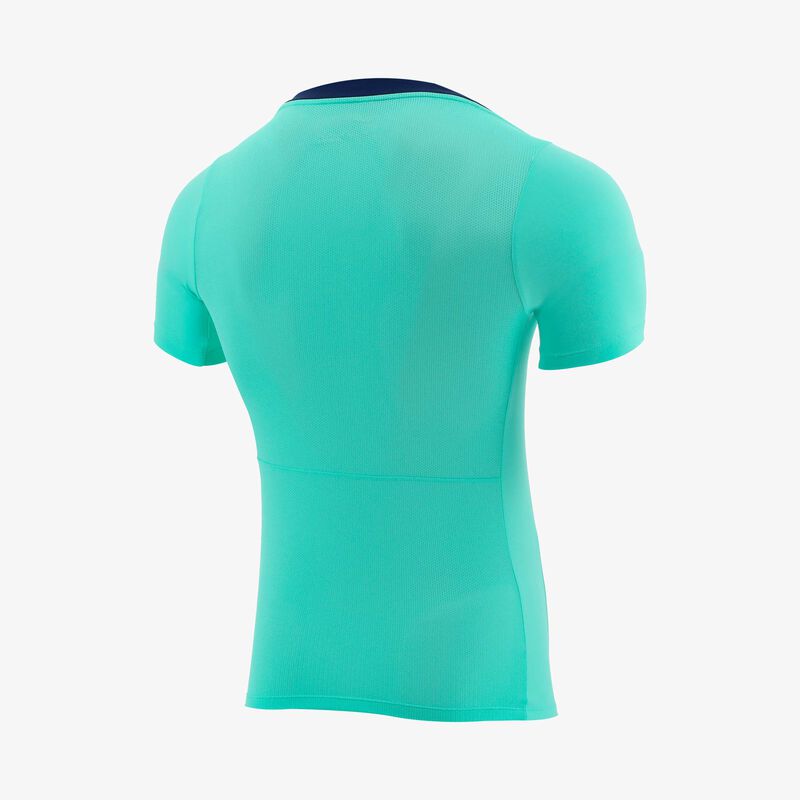 Nike Polo Manga Corta Alianza Lima 2025, Vacío Azul/Hiper Turquesa/Dorado, hi-res
