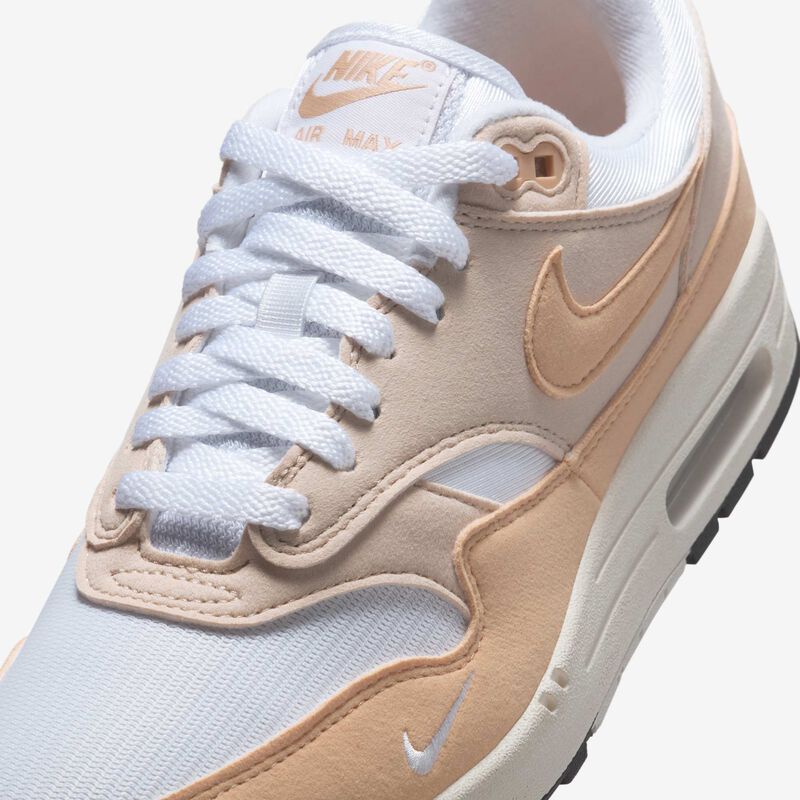Nike Air Max 1 '87 Textil, Marrón Claro Británica/Blanco Ónix-Blanco-Vela, hi-res