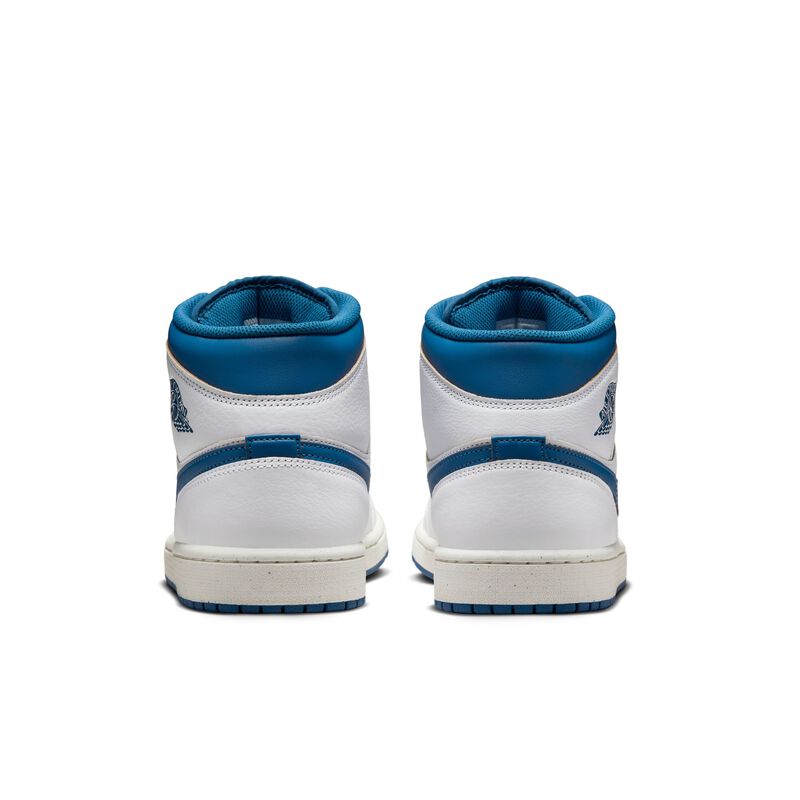 Air Jordan 1 Mid SE, Blanco/Vela/Azul industrial, hi-res