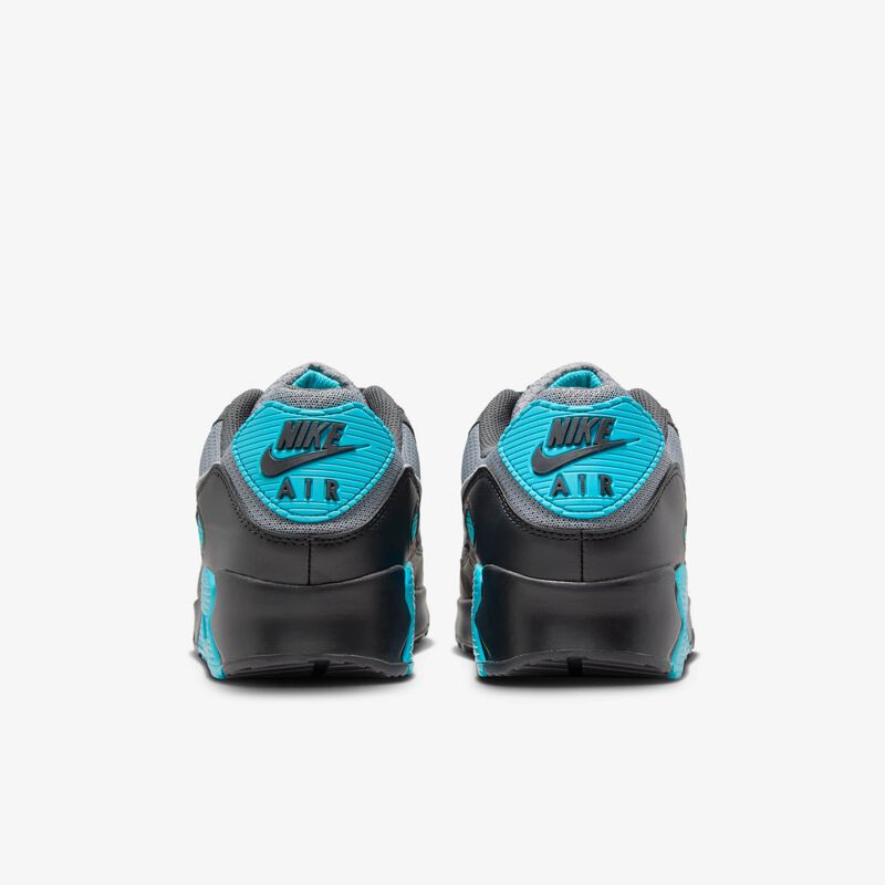 Nike Air Max 90, Gris Azulado/Cactus Empolvado/Negro/Gris Lobo, hi-res