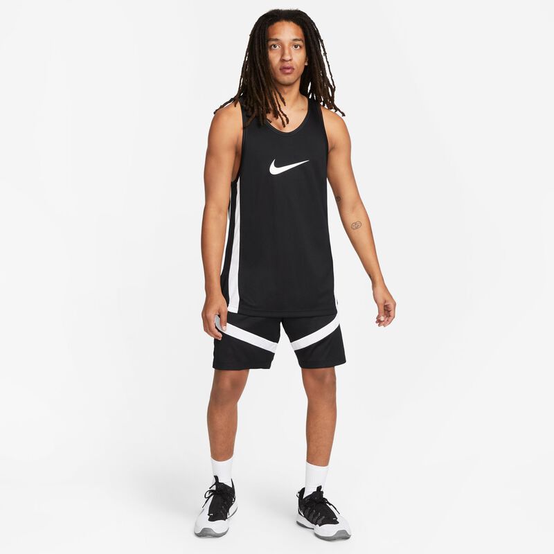Nike Dri-FIT Icon, Negro/Negro/Blanco/Blanco, hi-res