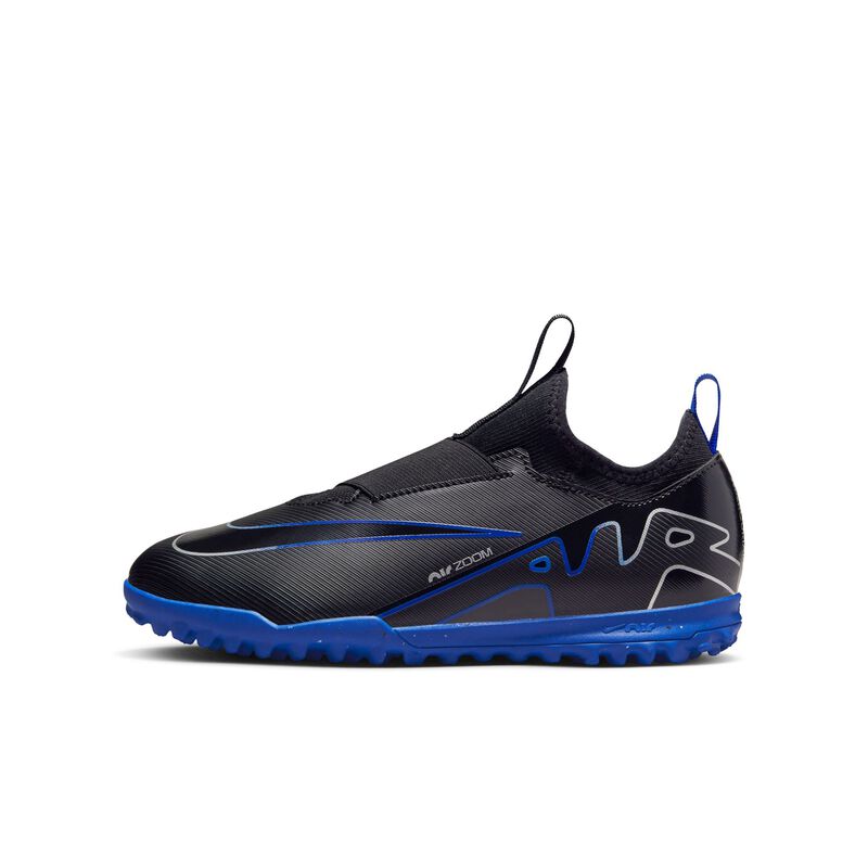 Nike Jr. Zoom Mercurial Vapor 15 Academy TF, Negro/Hiperroyal/Cromo, hi-res