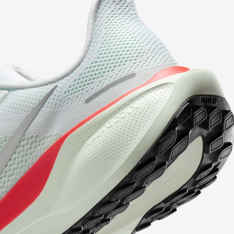 Nike Pegasus 41, Blanco/Barely Green/Carmesí brillante/Plata metalizado, hi-res