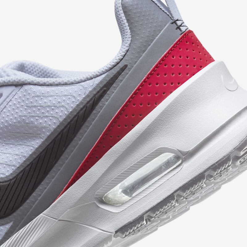 Nike Air Max Nuaxis, Fútbol Gris/Blanco/Rojo Gimnasio/Negro, hi-res