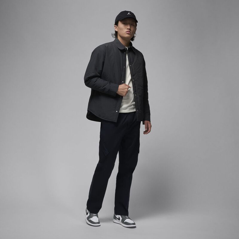 Air Jordan 1 Low, Blanco/Negro-Gris Hierro, hi-res