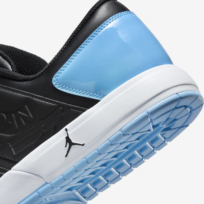 Jordan Nu Retro 1 Low, Negro/Azul Universitario-Blanco, hi-res