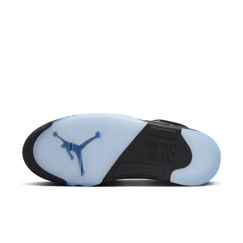 Air Jordan 5 Retro, Negro/Plata Metalizado/Rojo Fuego/Blanco, hi-res