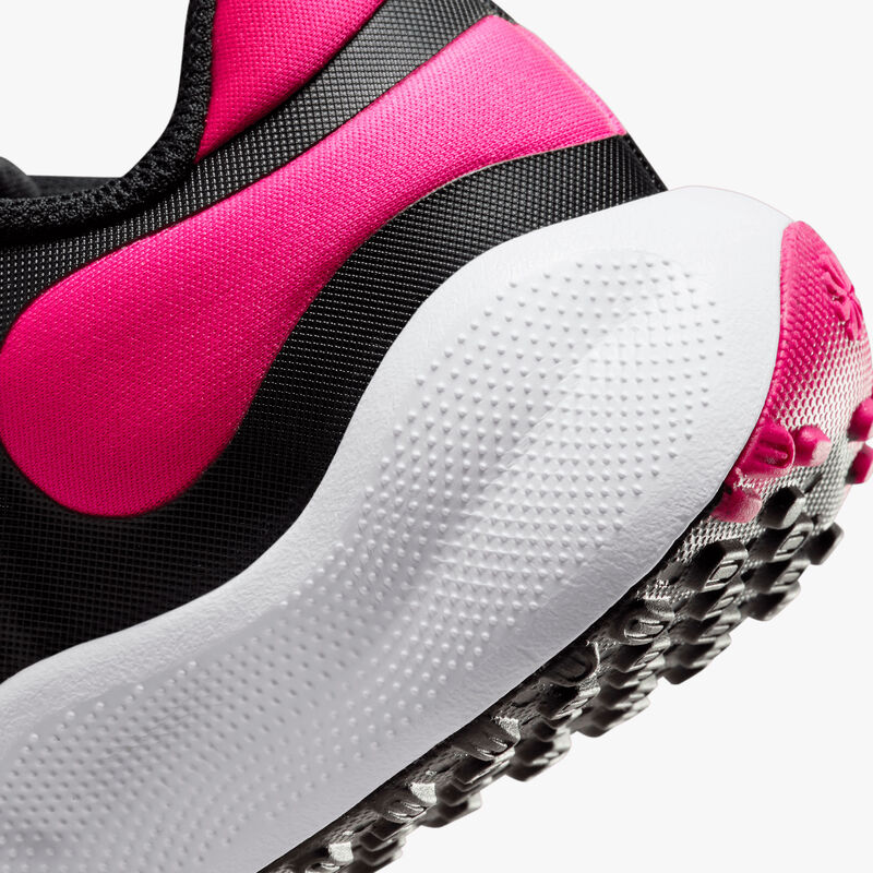 Nike Revolution 7, Negro/Blanco/Hiperrosa, hi-res