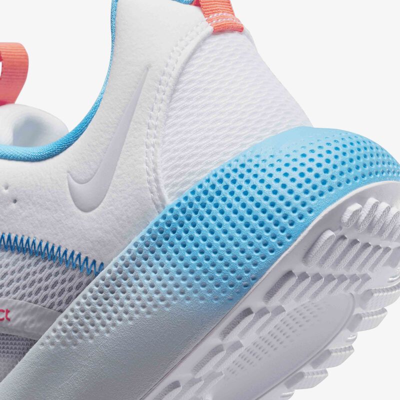 Nike React Escape Run 2, Blanco/Azul relámpago/Pizarra cenizo/Platino metalizado, hi-res