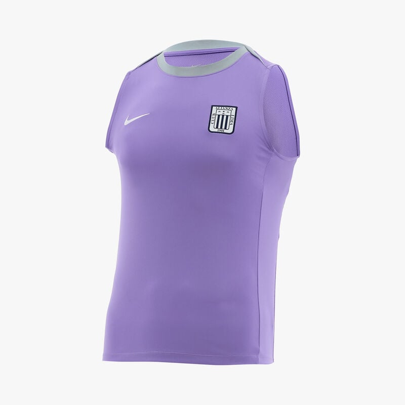 Nike Polo Sin Mangas Hombre Alianza Lima 2026, P&uacute;rpura Espacial/Azul marino de medianoche/(Blanco), hi-res