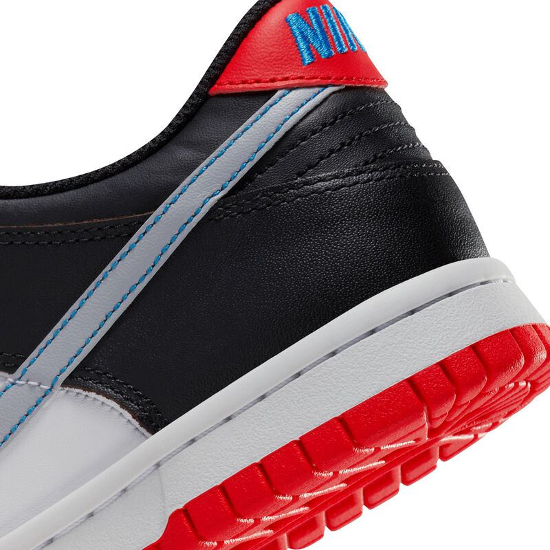 Nike Dunk Low, Blanco/Carmesí claro/Azul foto claro/Gris lobo, hi-res