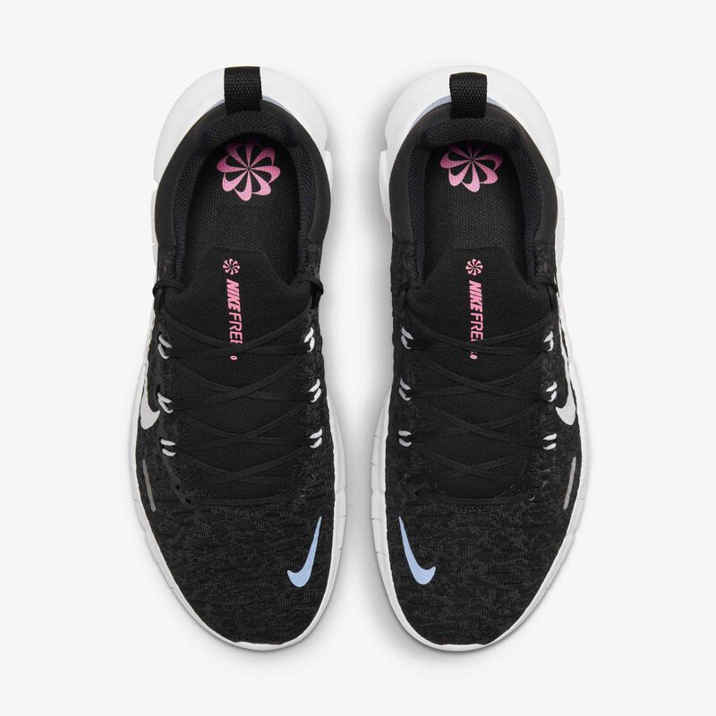 Nike Free Run 5.0, Negro/Blanco-Fútbol Gris-Rosa Hechizo, hi-res
