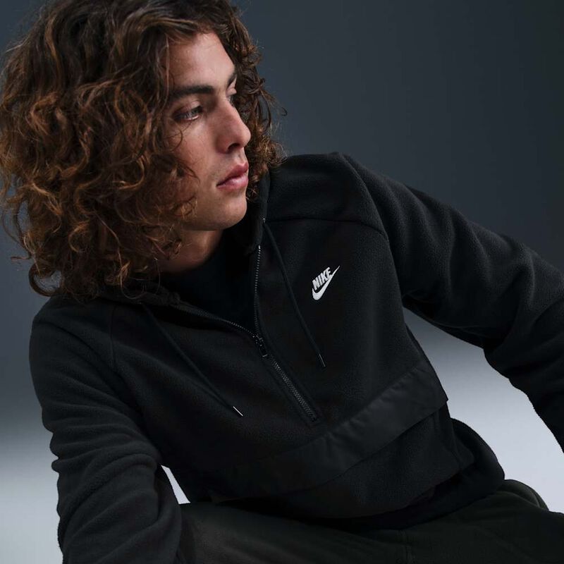 Polera Nike Sportswear Club, Negro, hi-res