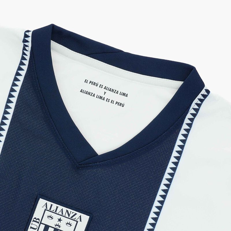 Nike Camiseta Mujer Alianza Lima 2026 Visitante, Blanco/Azul marino de medianoche/(Rojo Chile), hi-res