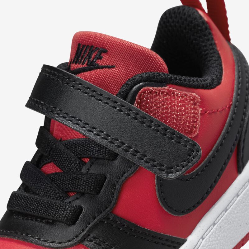 Nike Court Borough Low Recraft, Rojo Universitario/Blanco/Negro, hi-res