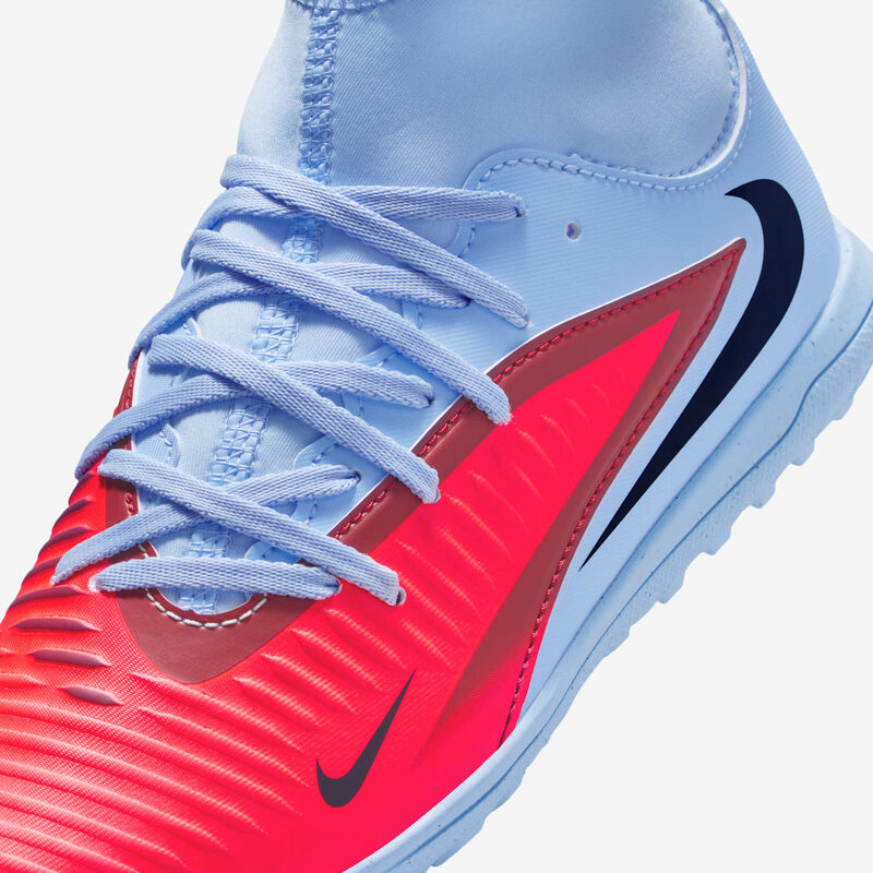 Nike Jr Phantom 6 High Club, Tinte Real/Carmesí Brillante, hi-res