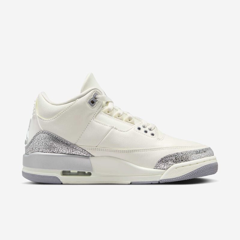 Air Jordan 3 Retro, Vela/Plata Metalizado/Gris Cemento, hi-res