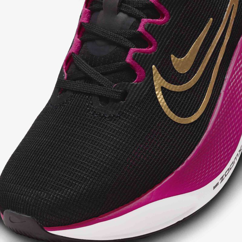 Nike Zoom Fly 5, Negro/Blanco/Rojo espino/Oro metalizado, hi-res