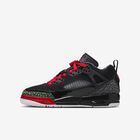 Jordan Spizike Low, Negro/Verde Clásico/Blanco/Rojo Universitario, hi-res