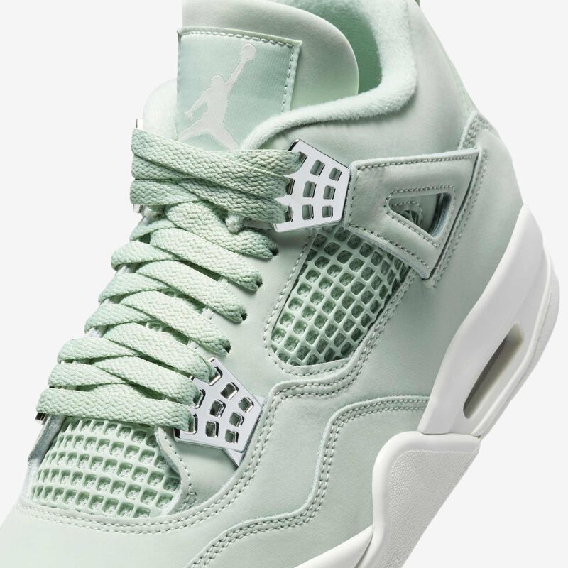 Air Jordan 4 Retro "Abundance", Espuma De Mar/Plata Metalizado/Vela, hi-res