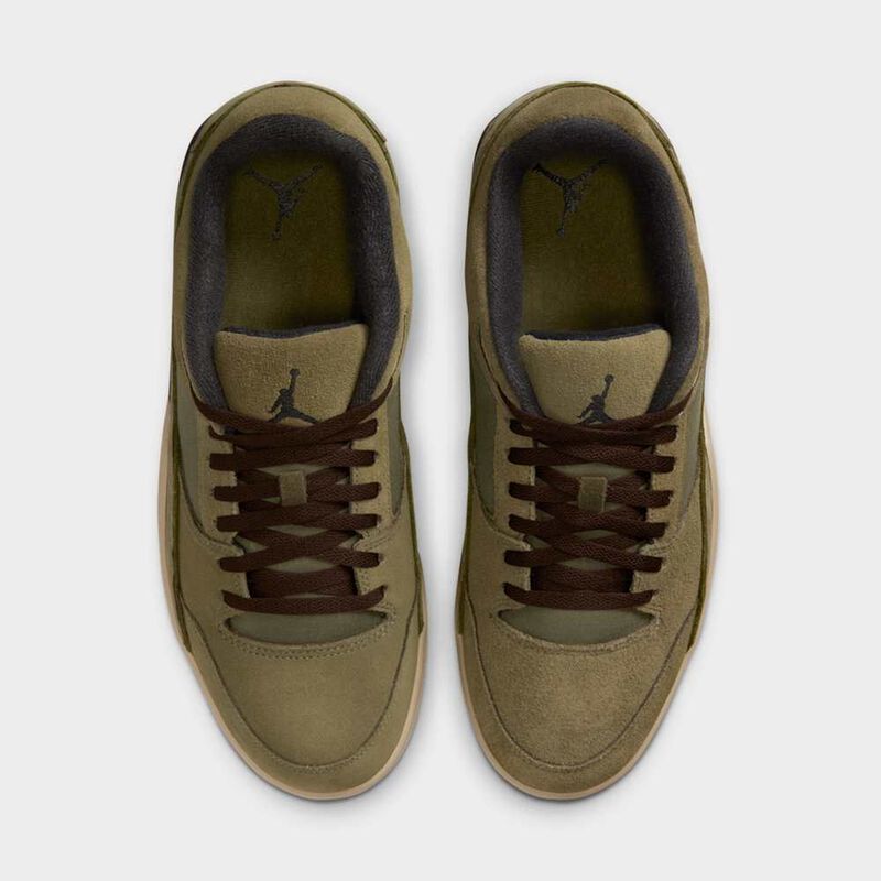 Jordan Flight Court, Oliva Medio/Negro-Caqui-Marr&oacute;n Barroco, hi-res