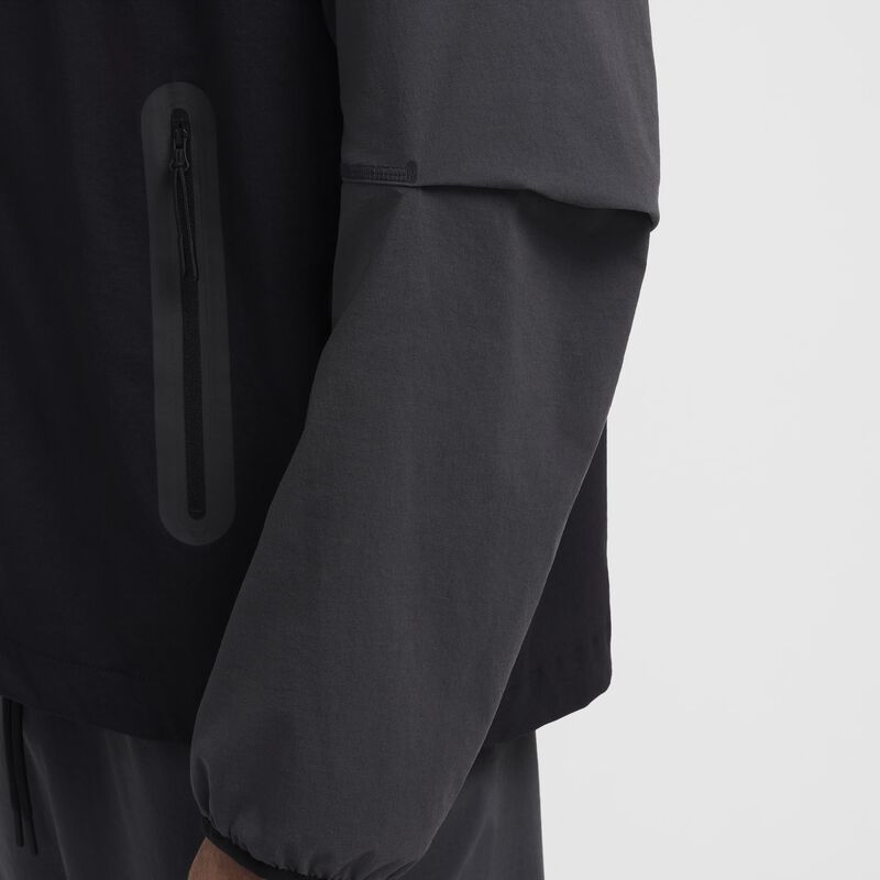 Nike Tech Windrunner, Negro/Antracita/Verde Strike, hi-res