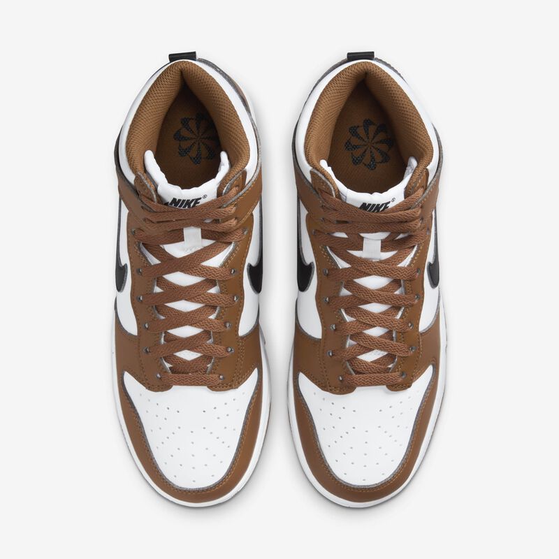 Nike Dunk High Next Nature, Teniente Británico Bronceado/Negro-Blanco, hi-res