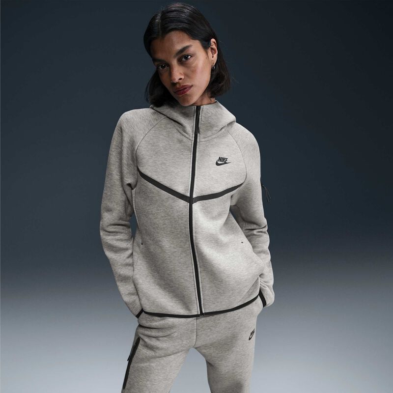 Nike Sportswear Tech Fleece Windrunner, Gris Oscuro Jaspeado/Negro, hi-res
