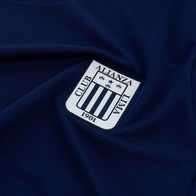 Nike Polo Manga Corta Alianza Lima 2025, Vacío Azul/Hiper Turquesa/Dorado, hi-res