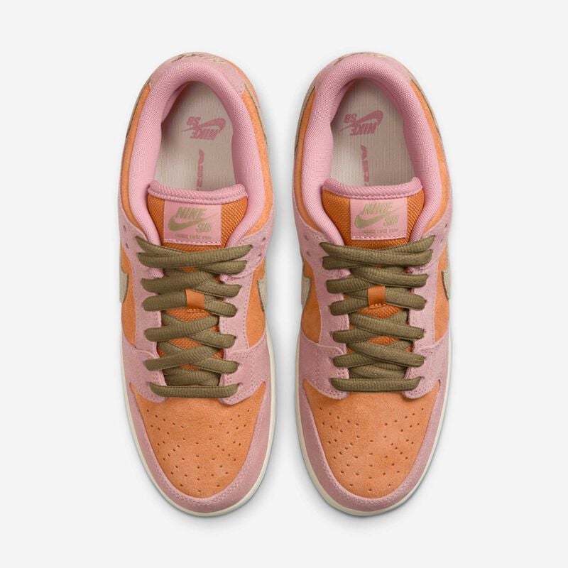 Nike SB Dunk Low Pro, Rojo Nebulosa/Monarca/Leche De Coco/Oliva Neutro, hi-res