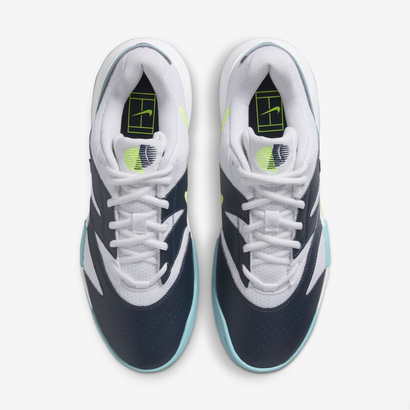 NikeCourt Lite 4, Blanco/Azul Marino Militar/Denim Turquesa/Voltio, hi-res