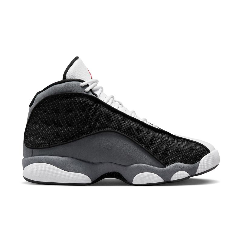 Air Jordan 13 Retro, Negro/Gris Flint/Blanco/Rojo Universitario, hi-res