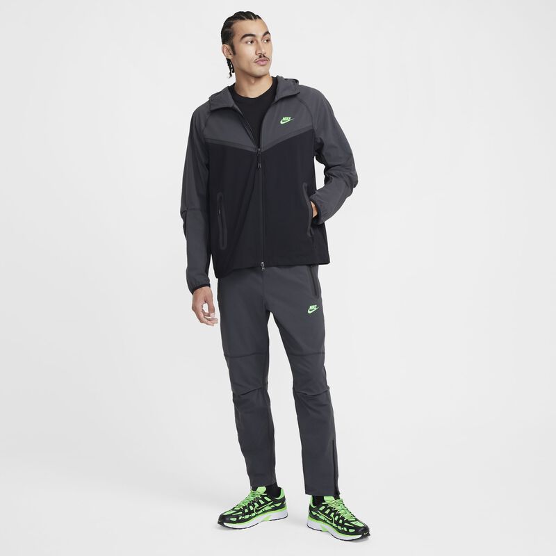 Nike Tech Windrunner, Negro/Antracita/Verde Strike, hi-res