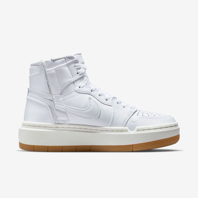 Air Jordan 1 Elevate High SE, Blanco/Vela/Marrón claro goma/Blanco, hi-res